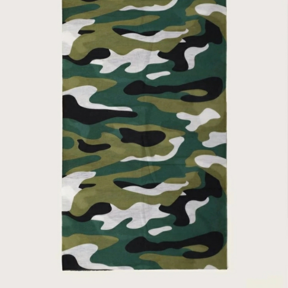 Army Fatigue Camo Print Unisex Face Mask - Picture 2 of 5